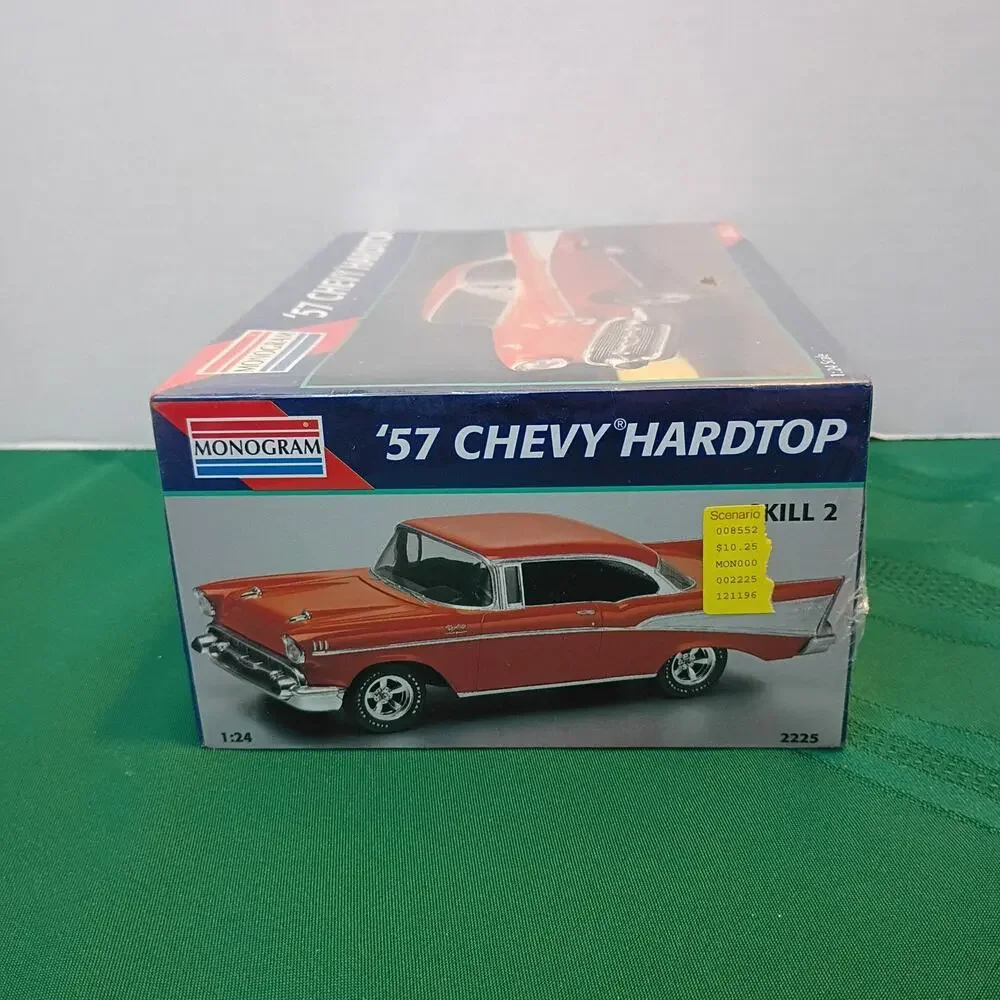 Monogram '57 Chevy Hardtop Model Kit 1/24 Scale #2225 Sealed